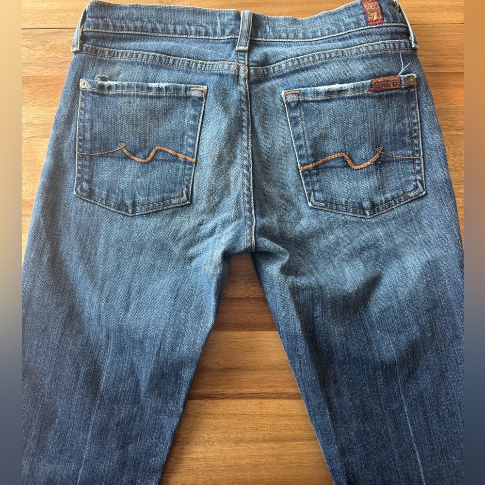 Vintage 7 for all Mankind - straight leg low rise